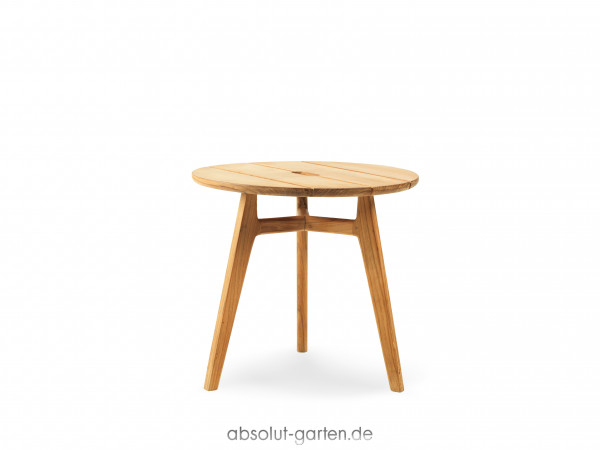 Coffe Table Knit Loungetisch rund Teak