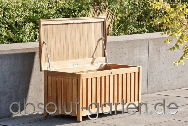 Kissentruhe aus Teakholz Aufbewahrungsbox