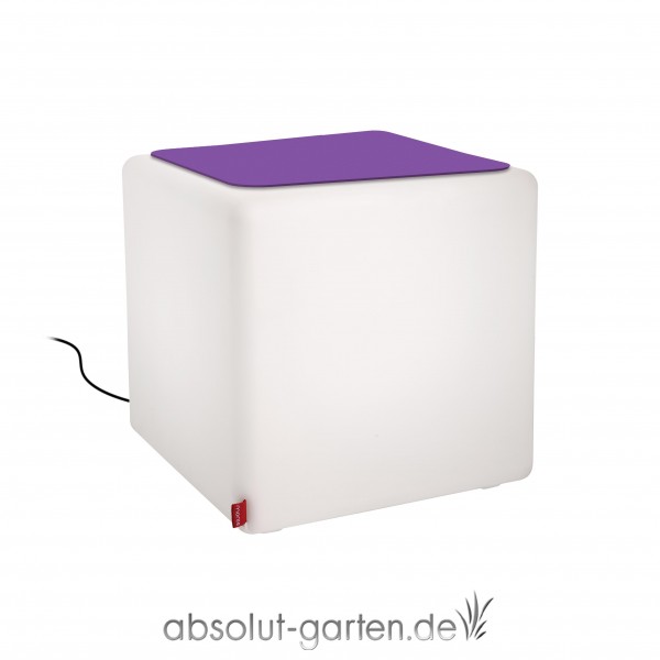 Beistelltisch Cube Outdoor Moree Sitzkissen Violett