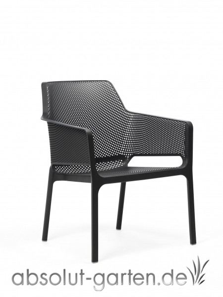 Stapelsessel Stuhl Net Relax Kunststoff Farbe Antracite