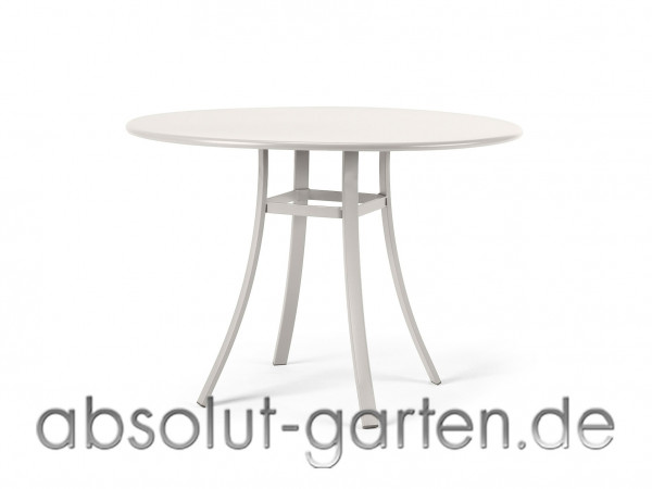 Esstisch Elisir rund Metal lily white 
