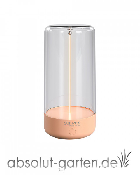 PULSE Tischleuchte von sompex in apricot