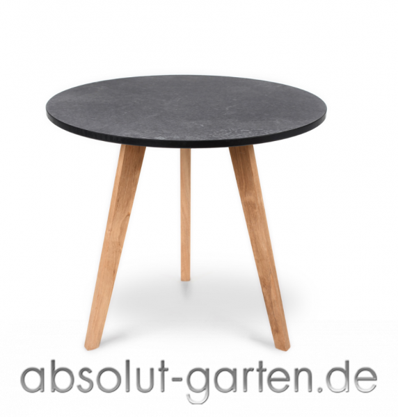 Atlantic Beistelltisch, Gestell Teakholz, Höhe 40 cm 