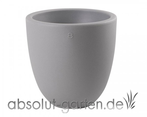Shining Curvy Pot Blumentopf 8 Seasons grey S