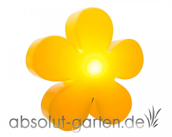 Motivleuchte Shining Flower 8 Seasons Ø 40 cm E27 gelb