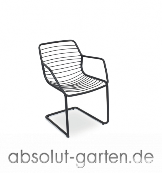Sessel Claris Freischwinger Gestell anthrazit 
