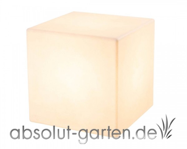 Leuchtwürfel Shining Cube 8 Seasons E27 33 cm sand