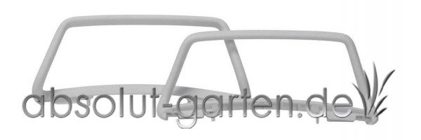 Armlehnen Set Liege Atlantico Farbe Bianco von Nardi