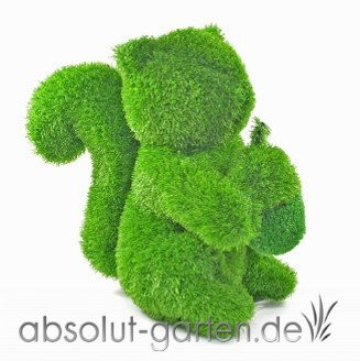 Kunstrasenfigur "Eichhörnchen" sitzend Grasfigur_50 cm 