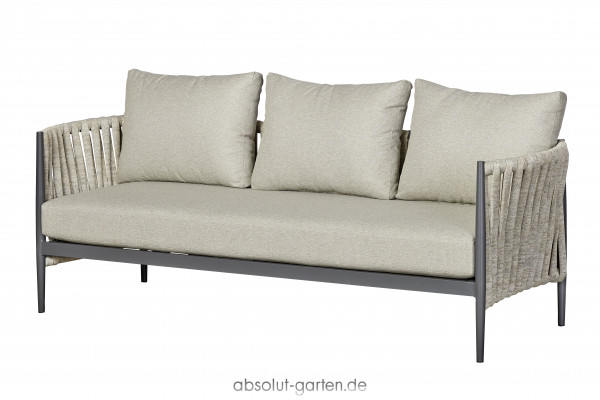 Loungesofa Mailand Relaxsofa Sandstone Rope Boldline von Diamond Garden 