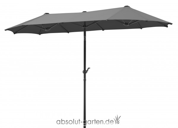 Sonnenschirm Salerno 300 x 150 cm Schneider Schirme Farbe Anthrazit