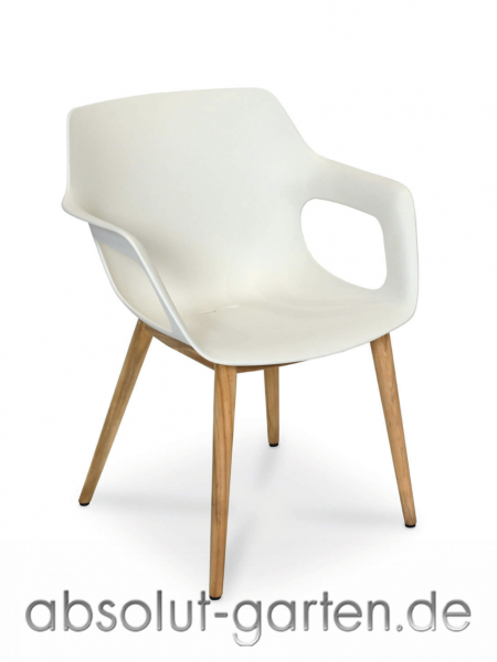 Tempus Sessel Teakholz crema 