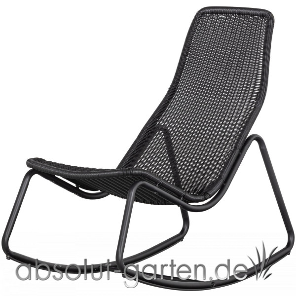 Schaukelstuhl von Woood schwarz