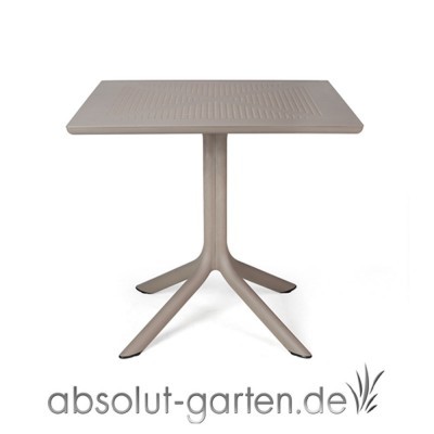 Tisch Clip Kunststoff 80 x 80 cm von Nardi